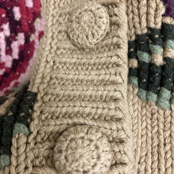 Vintage Northern Traditions 100% Cotton Cardigan knit buttons, size Large EUC - Picture 8 of 10